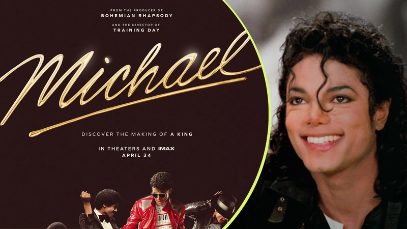 Así será la película en homenaje a Michael Jackson que se estrenará en 2026. Foto: La X Más Música Bogotá e IMdb.