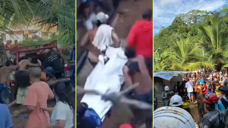 Este collage de imágenes muestra los momentos de angustia que vivió la comunidad y organismos de socorro para atender la emergencia.