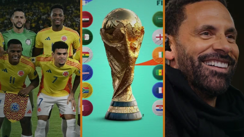Grandes personalidades del deporte hacen presencia en la gala del sorteo del Mundial 2026. Tomado de colombia.as.com y FIFA.