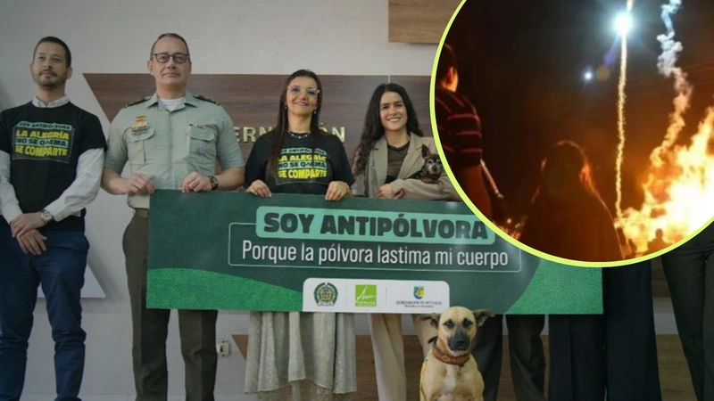 La Gobernación intensificará vigilancia hasta el 17 de enero con su campaña Antipólvora. La meta: reducir lesiones por pólvora en los 125 municipios.