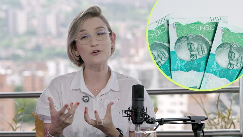 Mabel Quintero, creadora de contenido de finanzas, fue invitada al programa InfluenSER de Teleantioquia. Foto: Teleantioquia