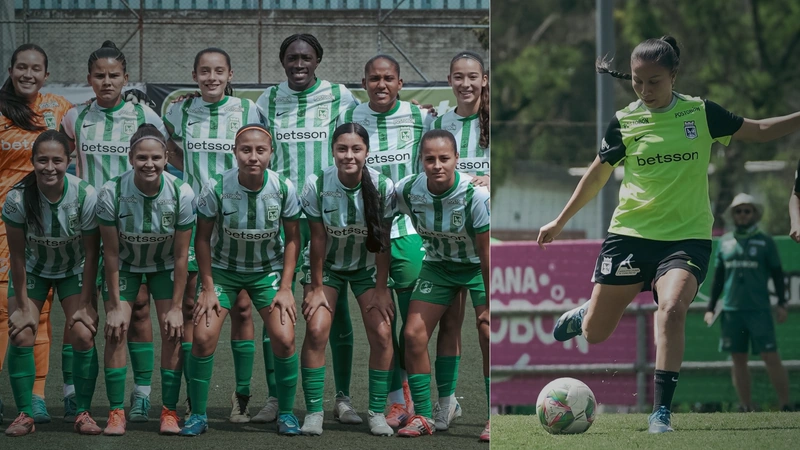 Jugadoras de Atlético Nacional Femenino durante entrenamiento previo a la Liga 2026. Imagene @nacionaloficial