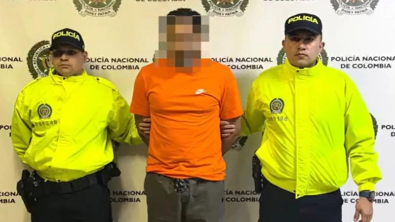 Fotografía de la captura de alias Amaury’, uno de los “narcos invisibles” del Clan del Golfo requerido por Estados Unidos. Foto: cortesía.