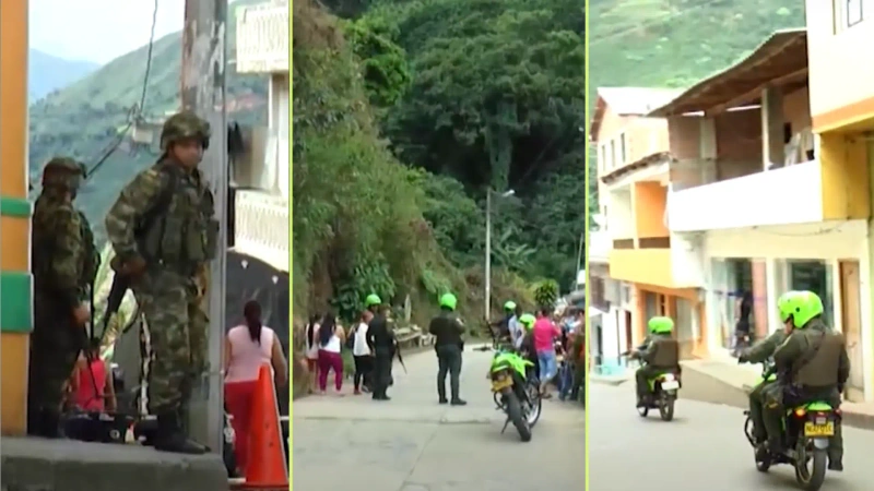 El hecho se presentó en los alrededores del barrio Antonio Nariño, de Betulia. Foto: Cortesía