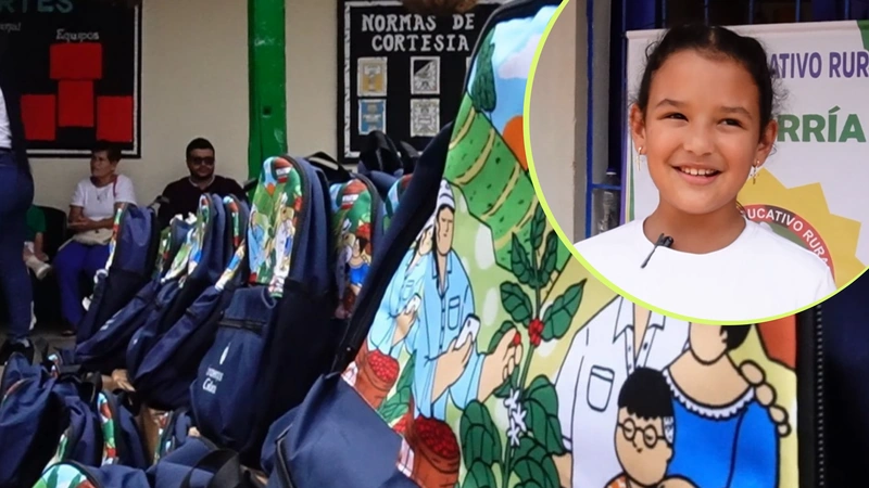 Una donación de útiles escolares proveniente del norte de Antioquia alivió los gastos del inicio escolar para 22 estudiantes de una institución rural en Amalfi.