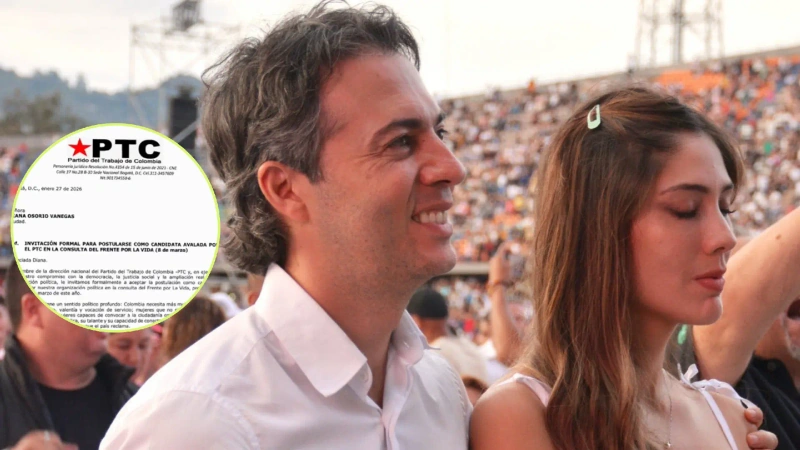 Diana Osorio, esposa de Daniel Quintero, agradeció la supuesta invitación que, aparentemente, es falsa. Fotos: Redes sociales