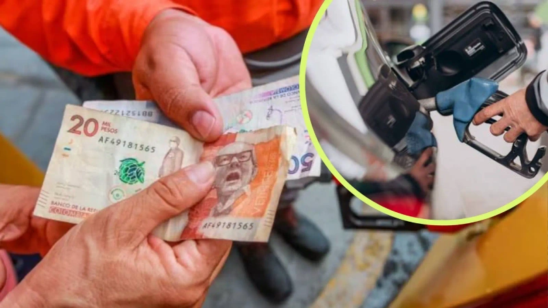 Imagen de referencia para indicar el aumento de combustibles en Colombia.