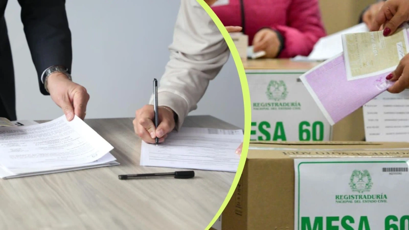 La Registraduría también recibirá la inscripción de los promotores del voto en blanco. Foto: cortesía.
