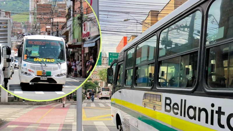 Tarifas transporte público en Bello 2026.