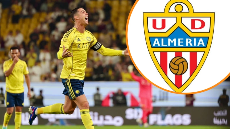 Almería, el equipo donde Cristiano Ronaldo adquirió acciones, milita en la segunda división de España. Tomado de @Cristiano.
