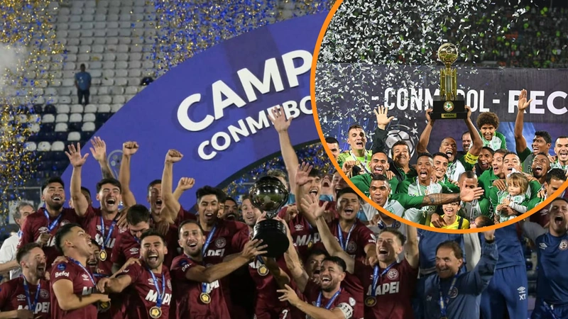 Atlético Nacional conquistó la Recopa Sudamericana en el 2017, después de ganar la Copa Libertadores. Tomado de Conmebol.