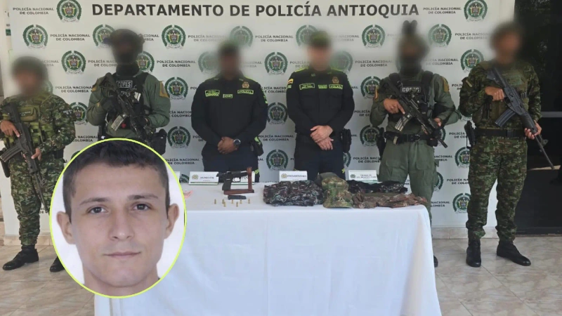 Alias Venezuela habría participado en el ataque al helicóptero en Amalfi, donde murieron 13 policías. Foto: Cortesía