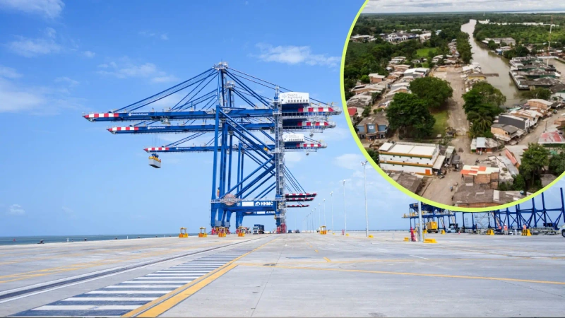 La apertura del puerto de Urabá acelera inversiones sociales, viales y de ordenamiento territorial en Nueva Colonia, corregimiento de Turbo.