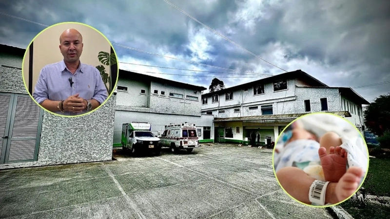La Secretaría de Salud de Antioquia se pronunció tras la muerte de un recién nacido en el Hospital San Juan de Dios de Yarumal. Foto: Cortesía.