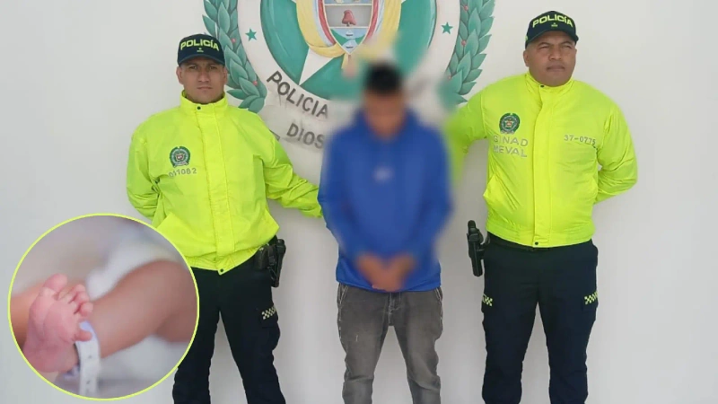Luego de golpearlo, el hombre llevó a su hijo de 9 meses a un centro asistencial de la comuna 13, donde dijo que se había caído de la cama. Foto; Cortesía