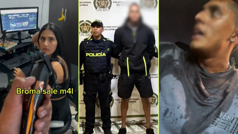 Como Rubén de Jesús Saldarriaga Sánchez fue identificado el hombre que habría asesinado a la influecer conocida como La Traviesa. Foto: Cortesía y Screenshot