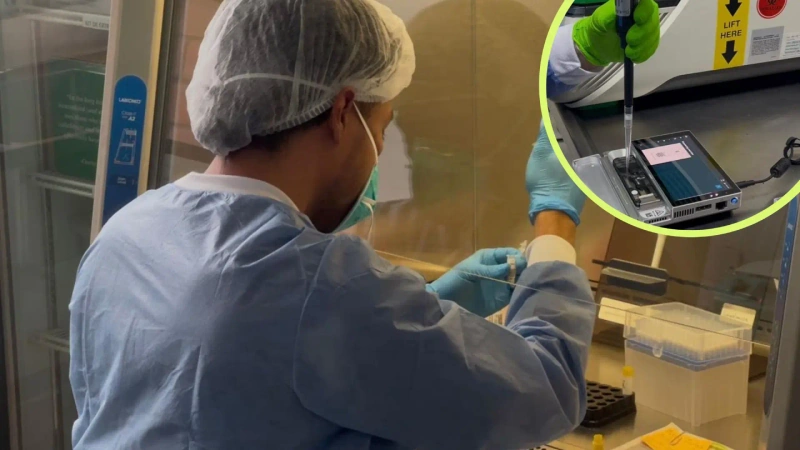 El laboratorio departamental de Antioquia lidera la vigilancia genómica en Colombia tras identificar la variante H3N2. Foto: Gobernación de Antioquia.
