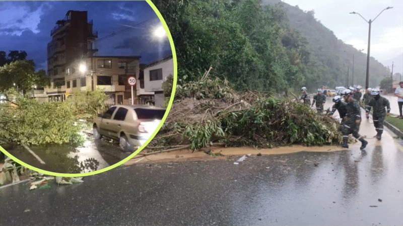 Crecientes súbitas e inundaciones por lluvias afectan a Medellín, Bello y Copacabana.