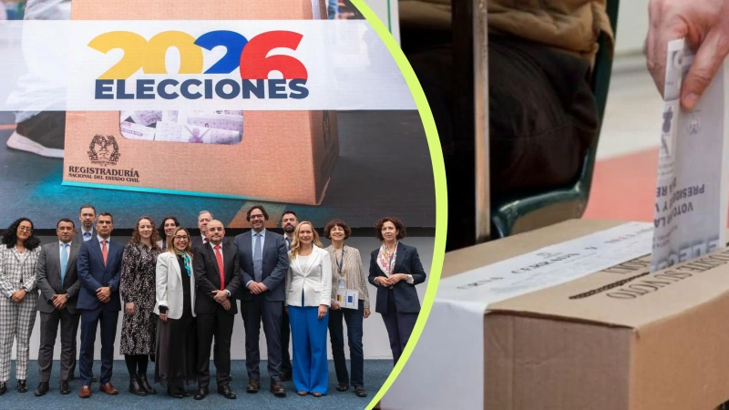 La Misión de Observación Electoral de la Unión Europea comenzó su trabajo de vigilancia previo a las elecciones en Colombia. Foto: cortesía.