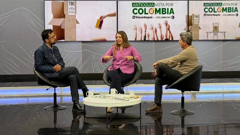 La precandidata presidencial por el Centro Democrático, Paloma Valencia, aseguró que si es elegida como presidenta de Colombia hará un plan de choque para recuperar el sistema de salud. Foto: TANoticias