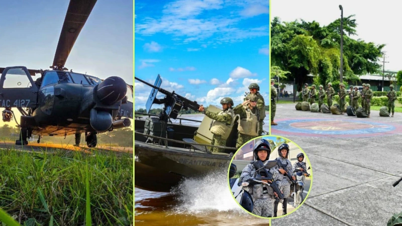 Las Fuerzas Militares activaron capacidades en tierra, mar, ríos, aire y ciberespacio. Foto: cortesía.