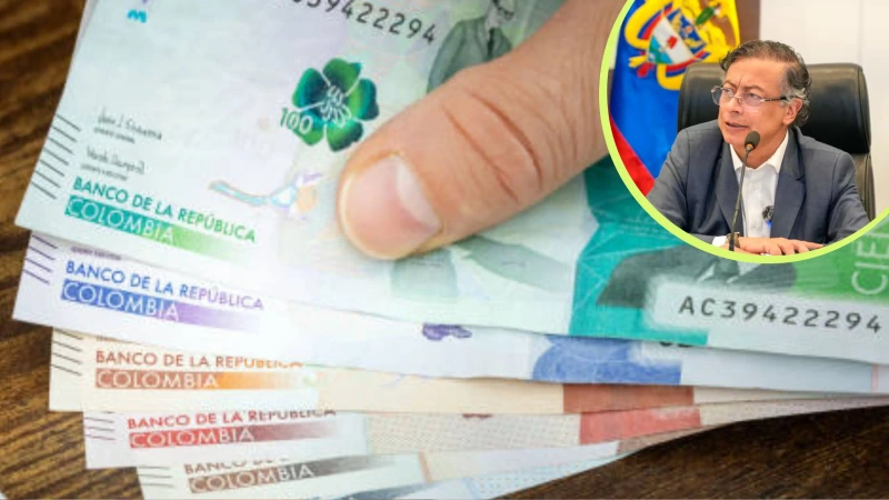El Gobierno Petro insiste en mantener el incremento del 23,7 %, al que denomina “salario vital”. Foto: cortesía.