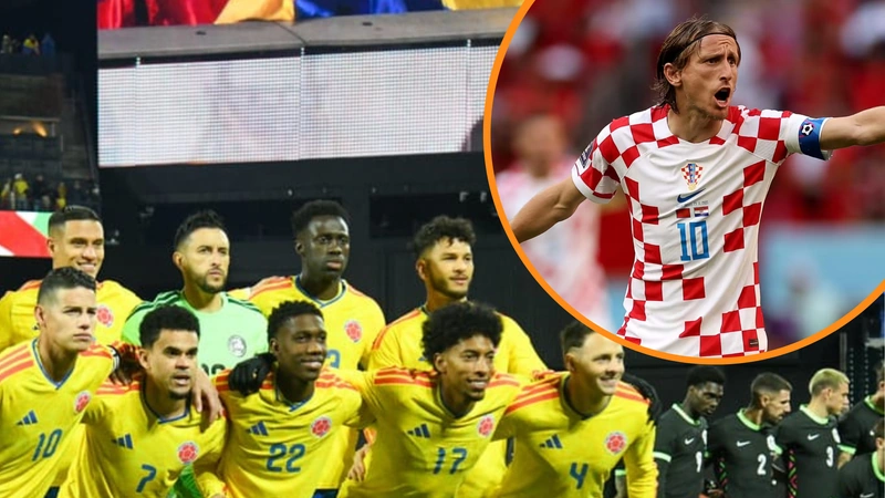 Dentro del calendario premundialista de Colombia, se encuentra el compromiso ante la Croacia de Luka Modric. Imágenes de FCF y FIFA.