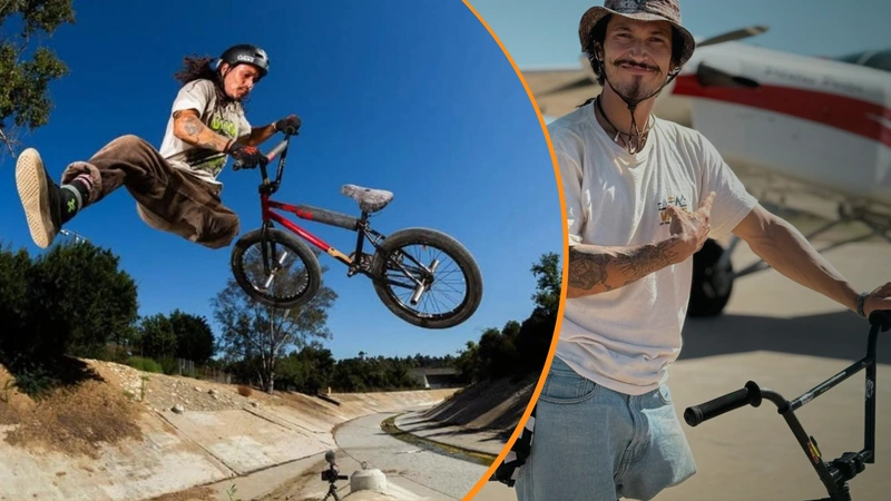 A los siete años Julián Molina perdió su pierna izquierda en un accidente de tránsito en su natal Andes, Suroeste antioqueño. Imágenes de @julianmolinabmx.