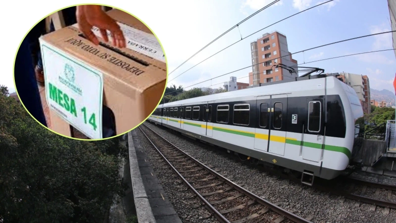 El Metro de Medellín ofrecerá tarifa de cero pesos este domingo 8 de marzo. Foto: cortesía