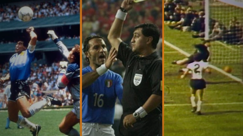 Actuaciones arbitrales dudosas, contextos complejos en que se jugaron los campeonatos e incluso arreglos sospechosos enmarcan las más grandes polémicas de las Copas del Mundo. Fotos: pictures-alliance y Marca.