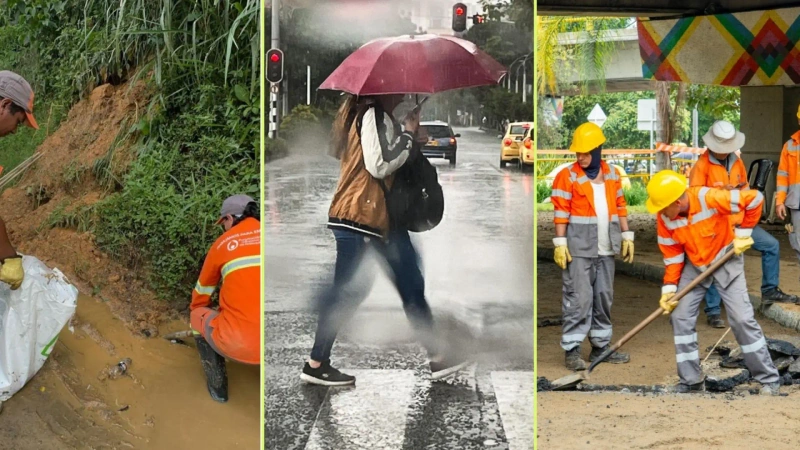 El sistema de alcantarillado (ver detalle en la foto) tiene insuficiencia hidráulica en Medellín. Foto: cortesía.
