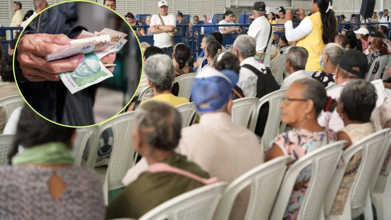 Según testigos, el adulto mayor estaba en la fila de un punto autorizado para reclamar el subsidio cuando, de manera repentina, se desplomó. Foto: cortesía.