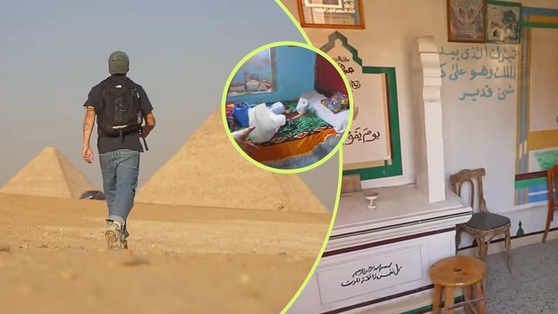 Conozca la vida en Egipto. Capturas de pantalla del canal de YouTube Portillo.
