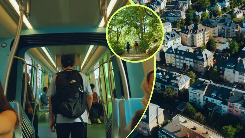 Así es vivir en la ciudad donde el transporte es gratis. Capturas de pantalla del canal de Youtube Jep.