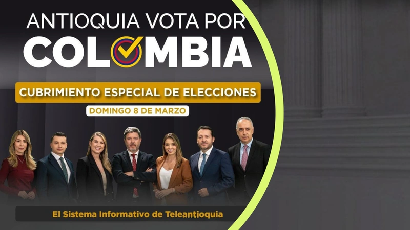 Teleantioquia iniciará un bloque de análisis continuo que se extenderá hasta el cierre de las urnas y el inicio del conteo de votos