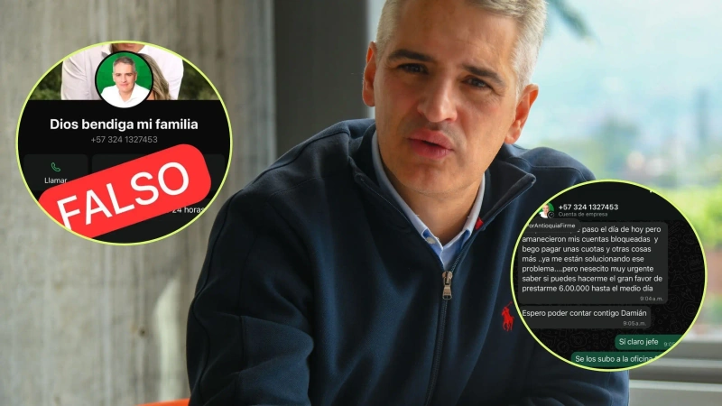 El gobernador, Andrés Julián Rendón, informó que ya puso el caso en conocimiento de las autoridades para que investiguen. Foto: cortesía.