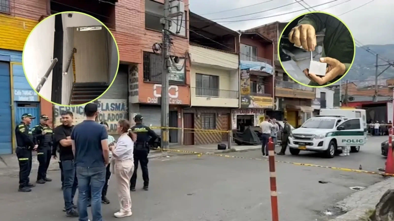 Autoridades investigan explosión en vivienda del barrio Caribe donde hallarían materiales explosivos. Foto: Cortesía.