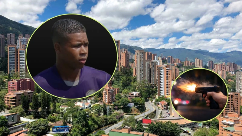 Un futbolista colombo español fue asesinado a tiros en el barrio La América, en Medellín. Foto: Cortesía.