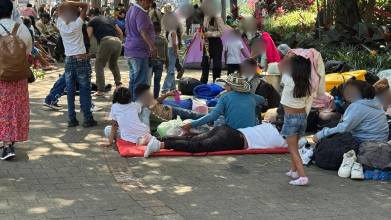 La Gobernación de Antioquia advirtió que la presencia de menores en la protesta podría poner en riesgo su integridad y sus derechos fundamentales. Foto: Teleantioquia.