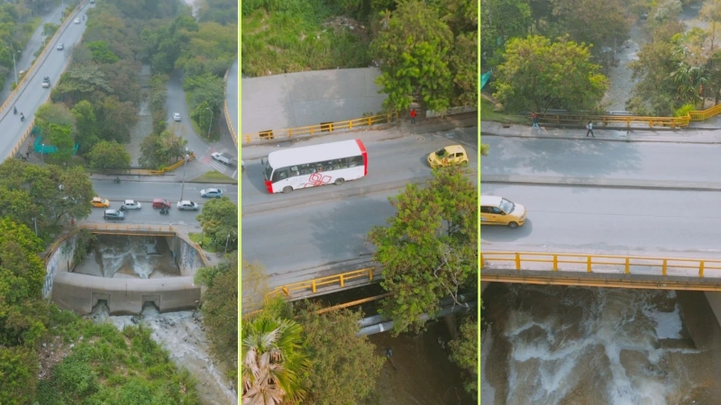 La nueva estructura permitirá mejorar la movilidad en este corredor estratégico del occidente de Medellín Foto: cortesía.