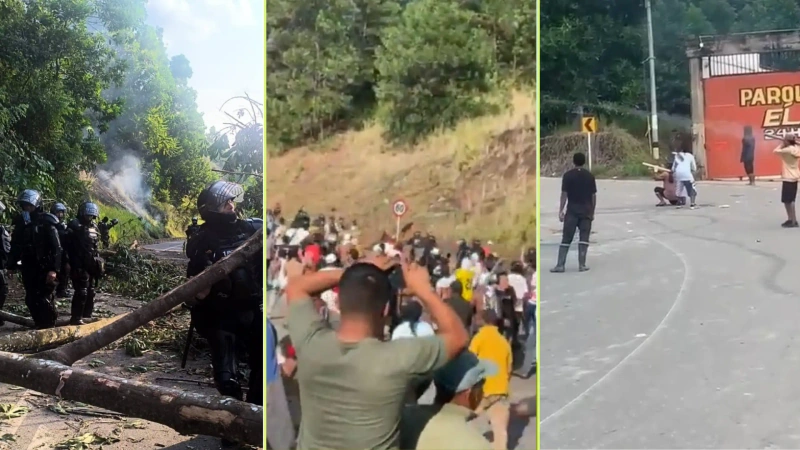 Los ataques con tatucos improvisados contra la fuerza pública encendieron las alarmas de las autoridades. Foto: cortesía.