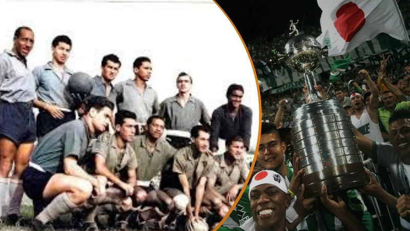 Atlético Nacional consiguió su primer título en 1954. Tomado de Reuters y X.