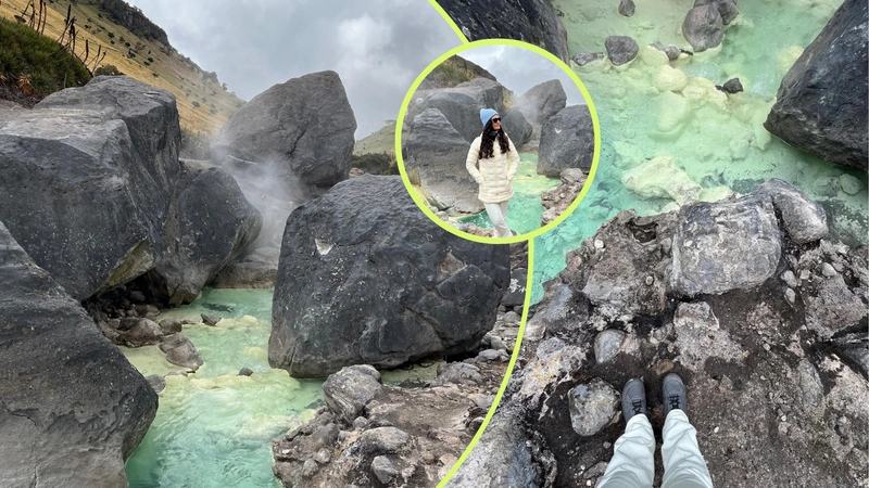 El sitio hace parte del ecosistema del Parque Nacional Natural Los Nevados, una zona protegida que alberga especies vegetales como los frailejones, fundamentales para la regulación hídrica en los páramos colombianos. Fotos: Cortesía