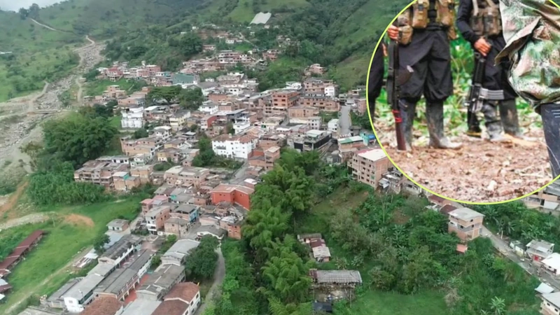 Briceño Antioquia enfrenta una alerta de seguridad por enfrentamientos armados, amenazas a campesinos y medidas urgentes de las autoridades para controlar la situación. Foto: Cortesía
