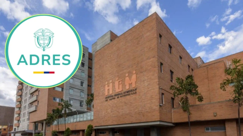 La Adres tendría una cartera vencida con el Hospital General de Medellín (HGM) de $22.900 millones. Foto: Cortesía