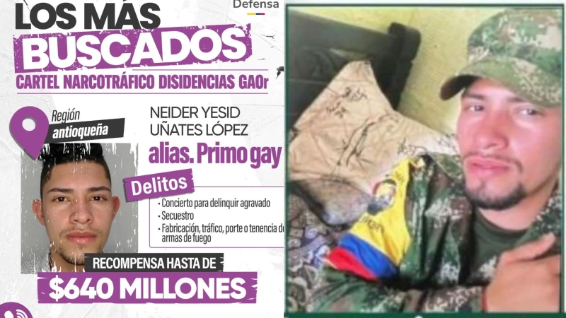 Las autoridades advierten que tendría relación con al menos 12 hechos violentos ocurridos desde junio de 2025. Foto: cortesía.