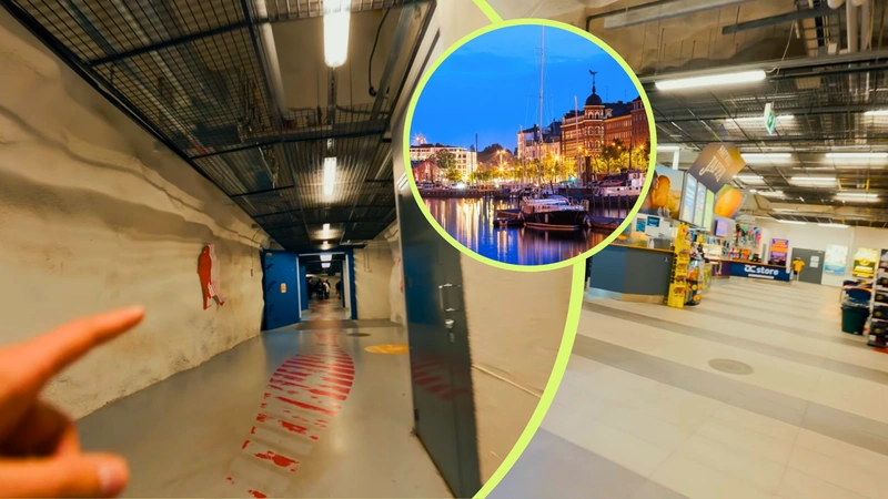 Conoce el mundo ocultos de Helsinki. Captura de pantalla del canal de YouTube HiClavero e imagen de Panavision Tours.