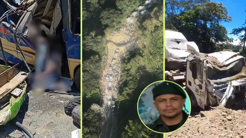 Alias 'Marlon', hombre de confianza de 'Iván Mordisco', ordenó el ataque terrorista en la vía Panamericana. Foto: Cortesía