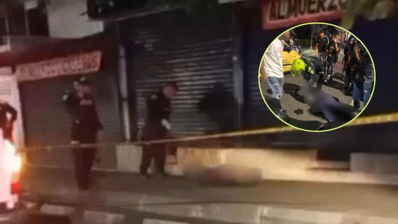 El hecho ocurrió la noche del 7 de abril en Niquía, cuando dos hombres armados ingresaron a un local de tatuajes. Foto: cortesía.