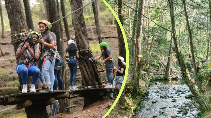 Conoce las atracciones del Parque Arví. Fotos tomadas de Comfama y ACI Medellín.
